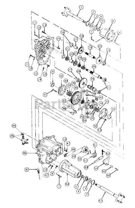 Cub Cadet 2165 13a 268 100 Cub Cadet Garden Tractor Sn 326006 And Above Hydro Transmission