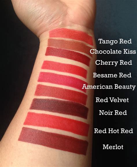9 Besame Lipsticks Swatched On A Medium Skin Tone Makeup Beauty