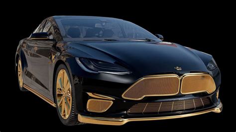 La Tesla Model S Più Costosa Del Mondo è Placcata In Oro
