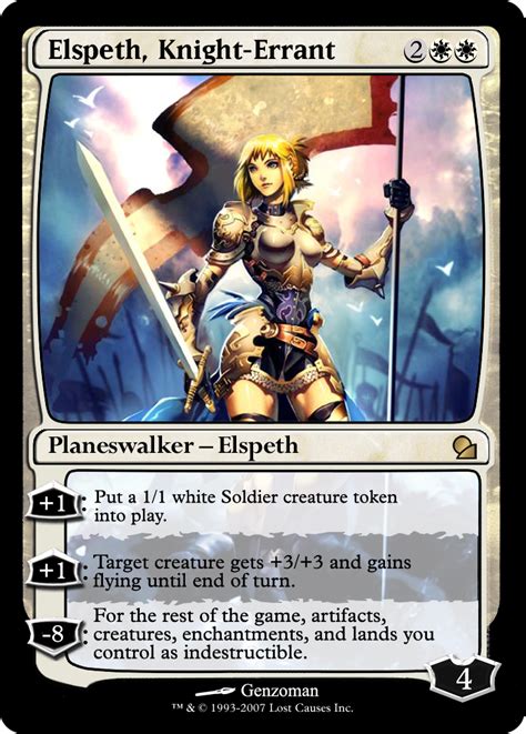 Elspeth Sexy Mtg Magic The Gathering Cards Magic The Gathering