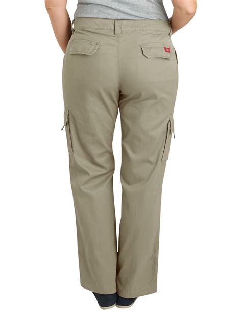 Womens Plus Size Relaxed Cargo Pants