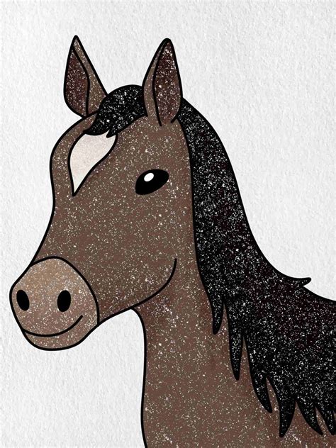 Horse Head Drawing Easy Helloartsy