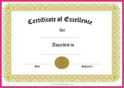 Winner Certificate Template 7 Templates Example Templates Example