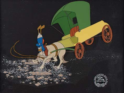Donald Duck And Horse Production Cels From Mickeys Christmas