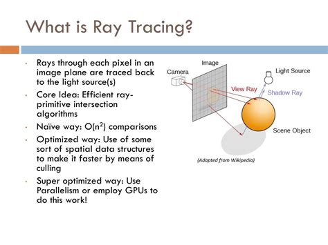 Ppt Ray Tracing On Gpu Powerpoint Presentation Id234869