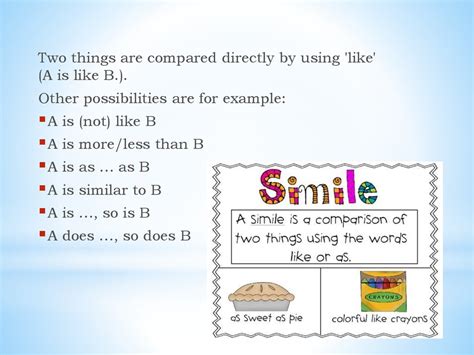 Simile Modern Examples Of Similes Online Presentation