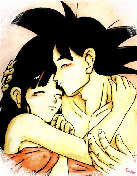 Goku And Chichi By Camlost On Deviantart