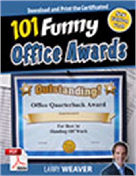 Funny award certificates for employees major magdalene. Funny Employee Awards™ - 101 Funny Awards for Employees ...