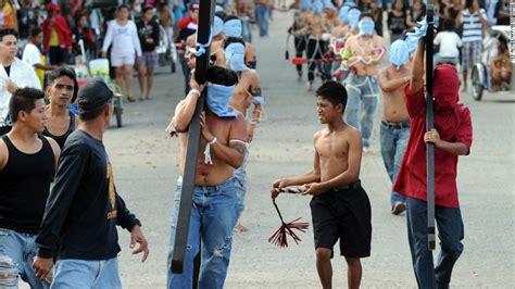 Filipinos Crucified On Good Friday Cnn