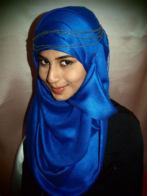 Royal Blue Pashmina Hijab Modern Hijab Fashion Hijab Fashion Fashion