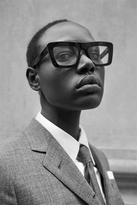 Ajak Deng Is Seriously Suited Up In John Juniper Images For Thom Browne