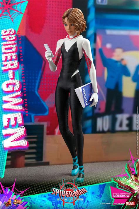 spider gwen sixth scale collectible figure by hot toys sideshow collectibles spiderman drawing