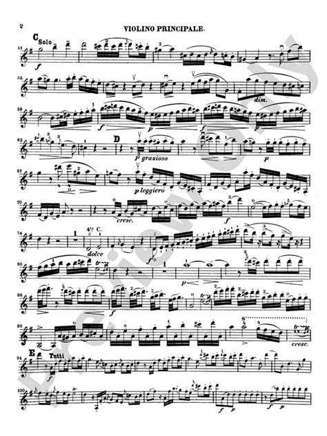 Mozart Violin Concerto No 3 In G Major K 216 Violin Book Wolfgang Amadeus Mozart Digital