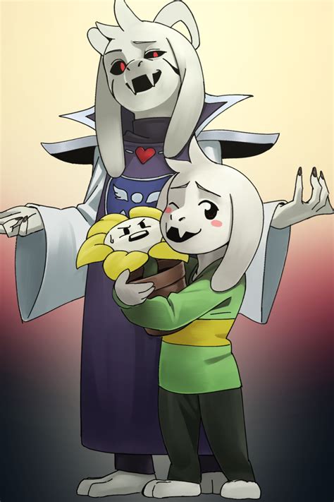 Asriel Asriel Dreemurr Undertale персонажи Undertale фэндомы Flowey Flowey The Flower Katahane3