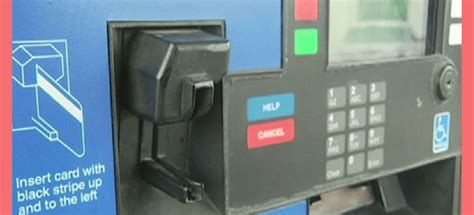 A skimmer inside a gas pump or atm can steal the information off the magnetic stripe of your credit card or debit card. Watch out for card skimming at the gas pump