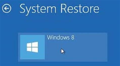 How To Restore Windows 8 To The Previous Date