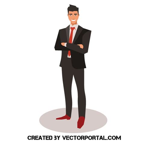 Man In Suit Ai Royalty Free Stock Vector Clip Art