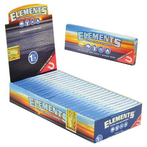 Elements Rice Papers 1 1/4 Size | 25 pk | LuvBuds | Smoke Shop Online ...