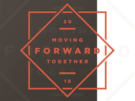 Moving Forward Together Badge By Joseph Young On Dribbble