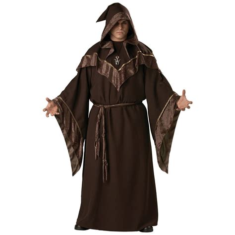 Buy Monk Robe Religious Godfather Wizard Costume Adult