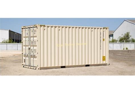 Kiran 20 Feet Galvanized Steel Cargo Shipping Containers Capacity 30