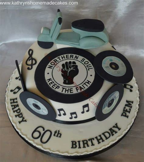 Northern Soul Themed 60th Birthday Cake 60th Birthday Cakes Adult