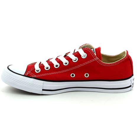 Converse M9696c All Star Ox Classic Red Canvas Trainers