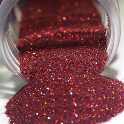 GARNET holographic Ultra Fine glitter - Sparkly MeMaw LLC