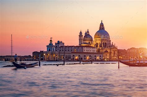 Venice Italy At Sunset Stock Photo By Photocreo Photodune