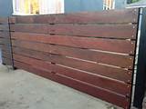 Horizontal Wood Fencing