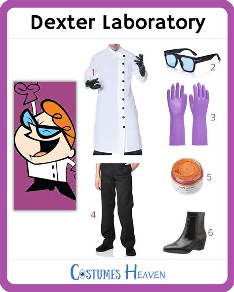Dexter Laboratory Costume For Cosplay And Halloween 2024