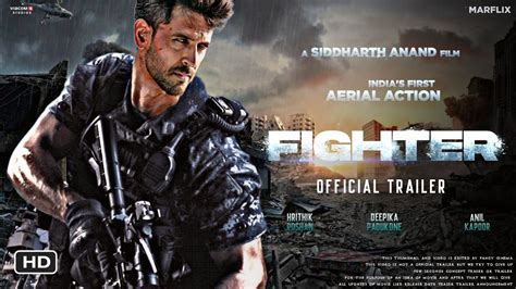 FIGHTER Official Trailer Hrithik Roshan Deepika Padukone Anil Kapoor Fighter Movie