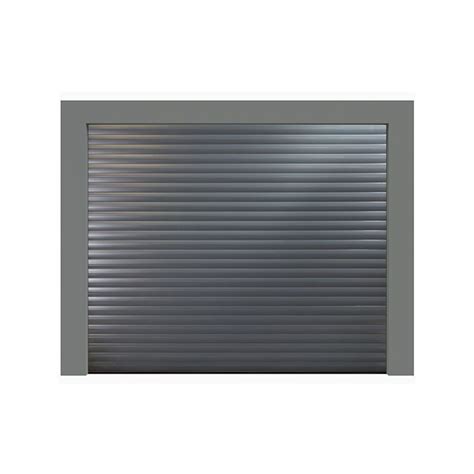 Porte de garage enroulable grise anthracite 7016 240x200 cm lames 77mm