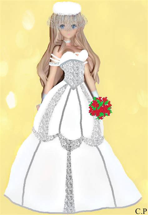 Anime Figure In Wedding Gown~ By Aardbeielfje On Deviantart