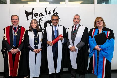 Who Director General Awarded Honorary Fellowship By Rcsi Faculty Of