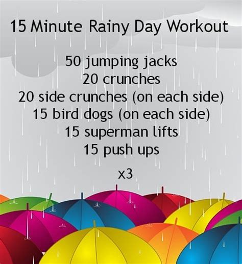 15 Minute Rainy Day Workout Stacy Eats Rainy Day Workouts Workout