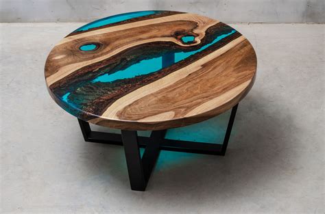 Natural wooden coffee tables uk. Aria bespoke resin coffee table - Modern Wood Collections ...