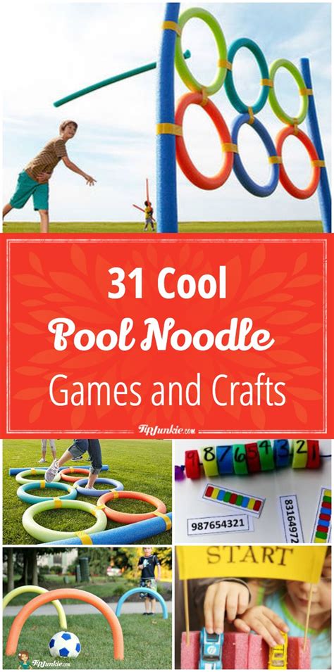 31 Cool Games And Crafts Using Pool Noodles — Info You