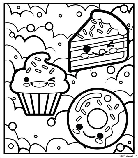 Cute Kawaii Halloween Coloring Pages - 235+ File Include SVG PNG EPS DXF