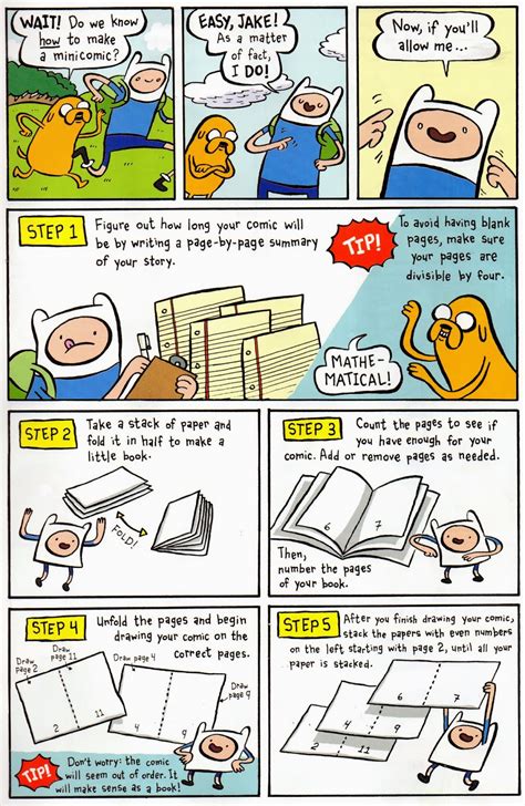 Fred Egg Comics How To Make Comics The Adventure Time Way