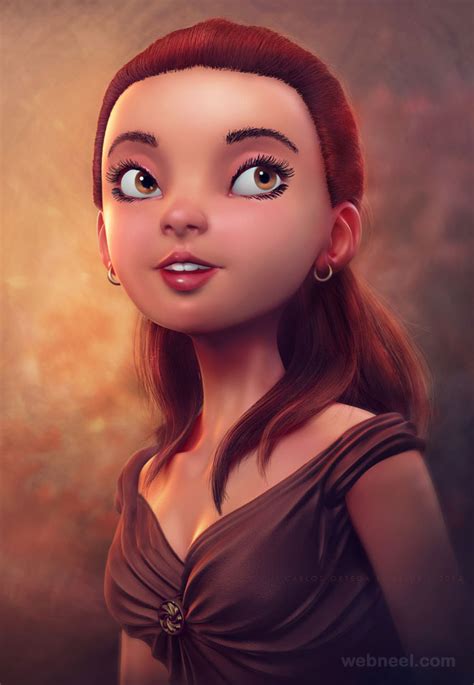 25 Beautiful Fantasy 3d Models And Character Designs By Carlos Ortega