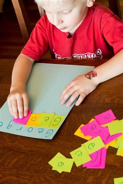 Help Your Preschooler Recognize His Name And The Letters That It Takes