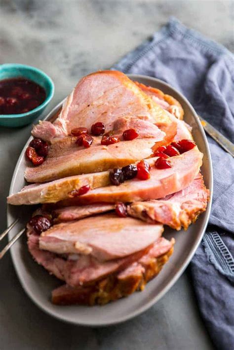 Cherry Bourbon Baked Ham