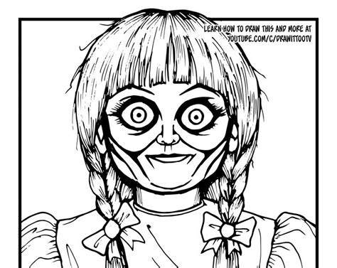 Annabelle Doll Coloring Pages Dolls Coloring Pages Images And Photos
