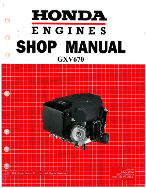 Honda Small Engine Workshop Manuals