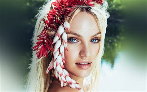 Download Wallpapers Candice Swanepoel 4k Portrait Face South