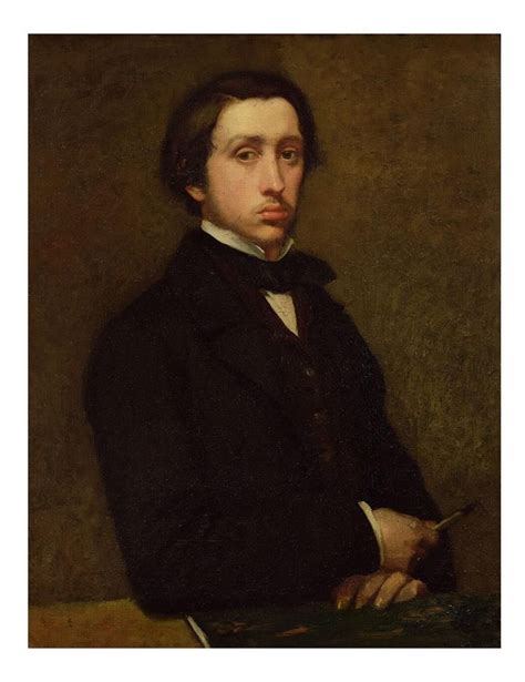 Self Portrait 1 By Edgar Degas Print Canvas Art Framed Print Edgar
