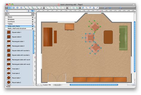 Control room diagram copyright notice: Banquet Hall Plan Software