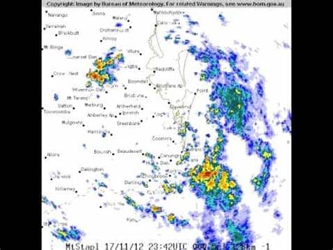 Provides access to meteorological images of the 256 km brisbane (mt stapylton) radar loop radar of rainfall and wind. Brisbane Super Storm Shaz 128 km Radar 17, 18 November ...