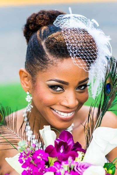 25 Natural Hair Bridal Styles For Your Wedding Day Natural Hair Bride